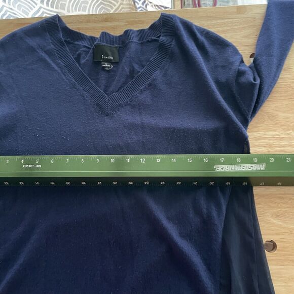 Lumiere Sweater‎ Soft Wool Blend VNeck Long Sleeve Layered Lightweight Medium - Picture 5 of 7